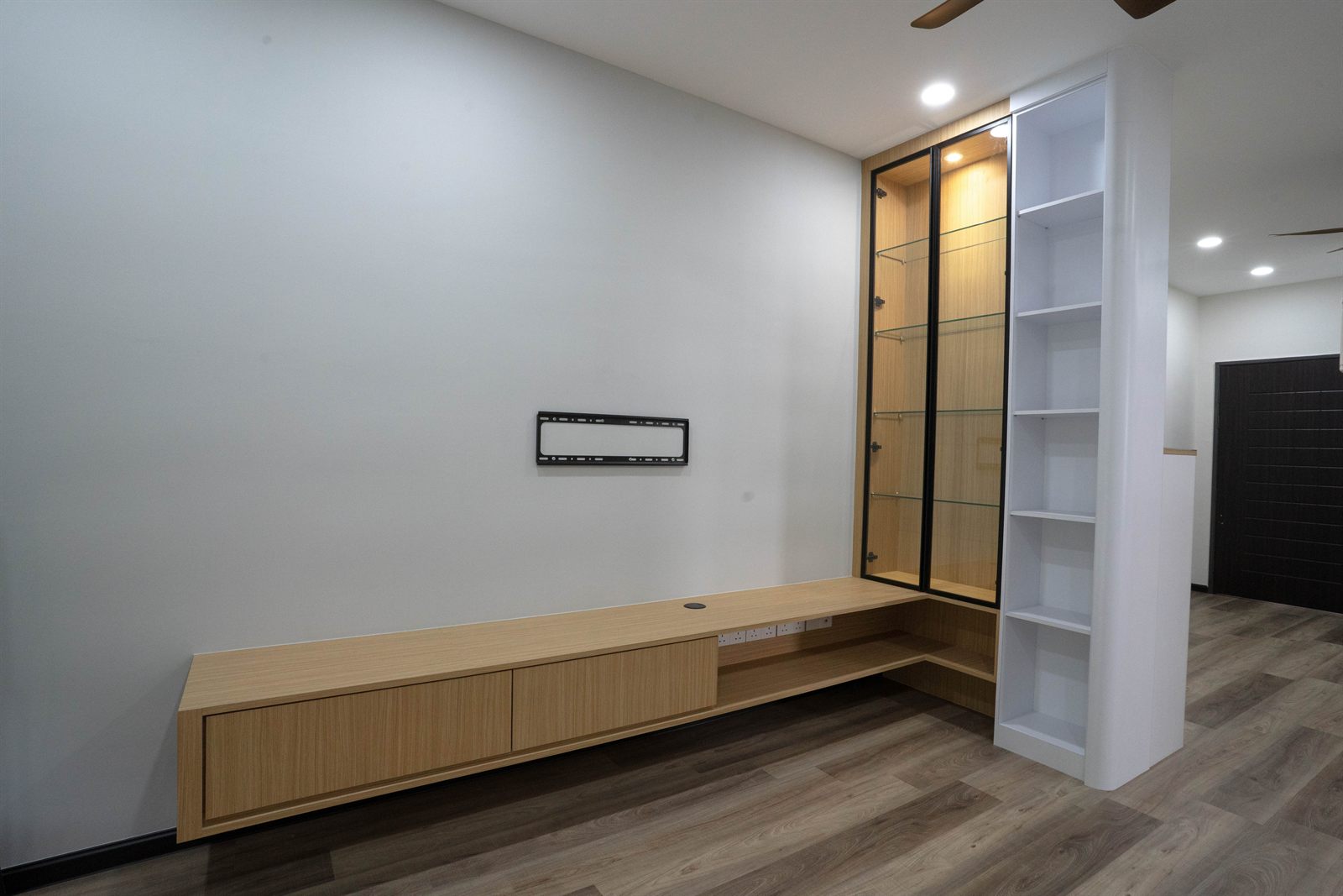 Custom TV wall by Equator